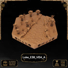 Desert Lake Tiles printable STL tile preview 3