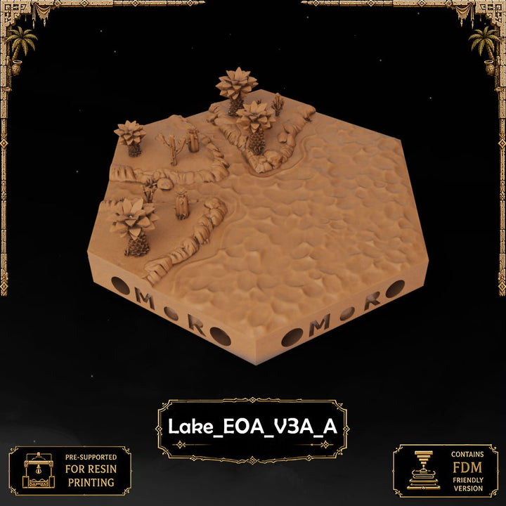 Desert Lake Tiles printable STL tile preview 17 — included tile image 17