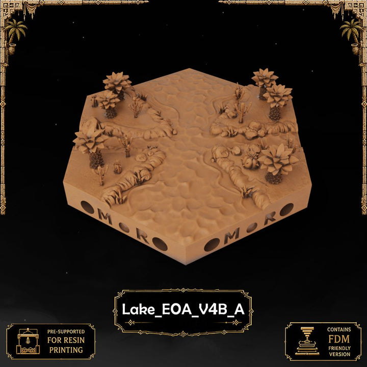 Desert Lake Tiles printable STL tile preview 18 — included tile image 18