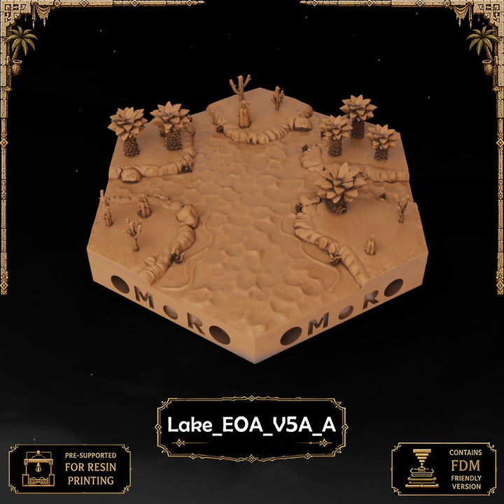 Desert Lake Tiles printable STL tile preview 19 — included tile image 19