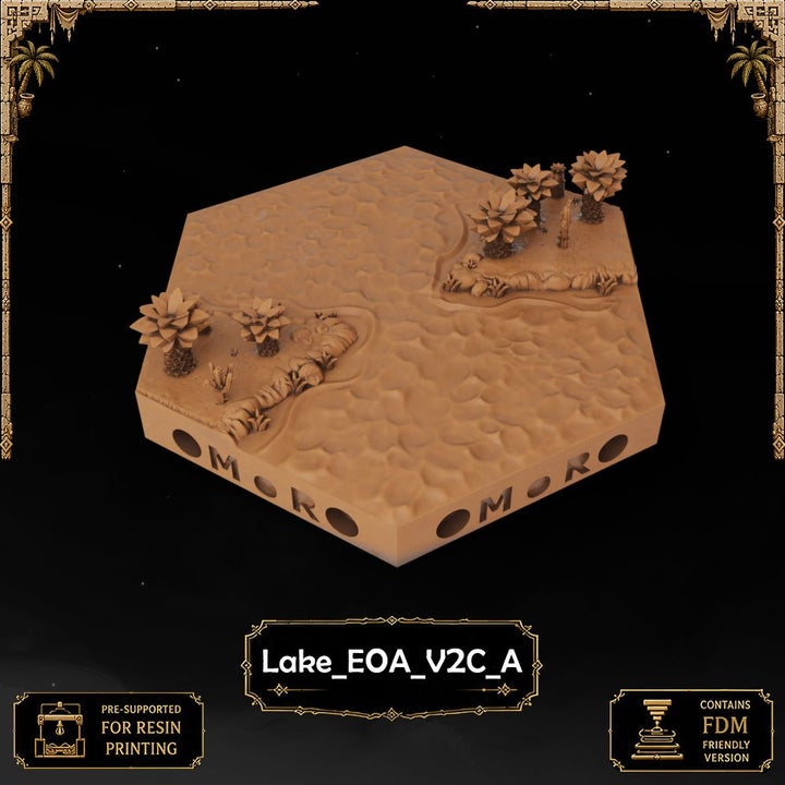 Desert Lake Tiles printable STL tile preview 31 — included tile image 31