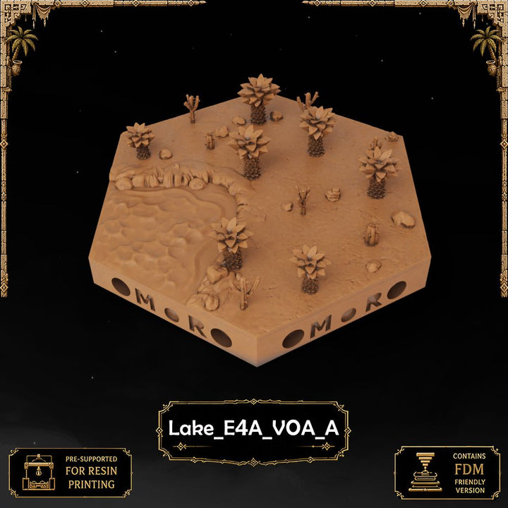 Desert Lake Tiles printable STL tile preview 34 — included tile image 34
