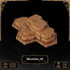 Desert Mountain Tiles printable STL tile preview 2