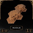 Desert Mountain Tiles printable STL tile preview 3
