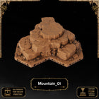 Desert Mountain Tiles printable STL tile preview 5