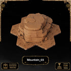Desert Mountain Tiles printable STL tile preview 6
