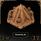 Desert Pyramid & temple Tiles printable STL tile preview 3