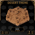 Desert River Tiles printable STL tile preview 1