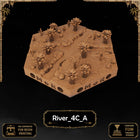 Desert River Tiles printable STL tile preview 2
