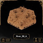 Desert River Tiles printable STL tile preview 4