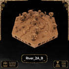 Desert River Tiles printable STL tile preview 8