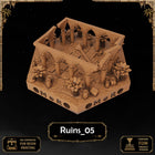 Desert Ruin Tiles printable STL tile preview 3