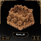Desert Ruin Tiles printable STL tile preview 7