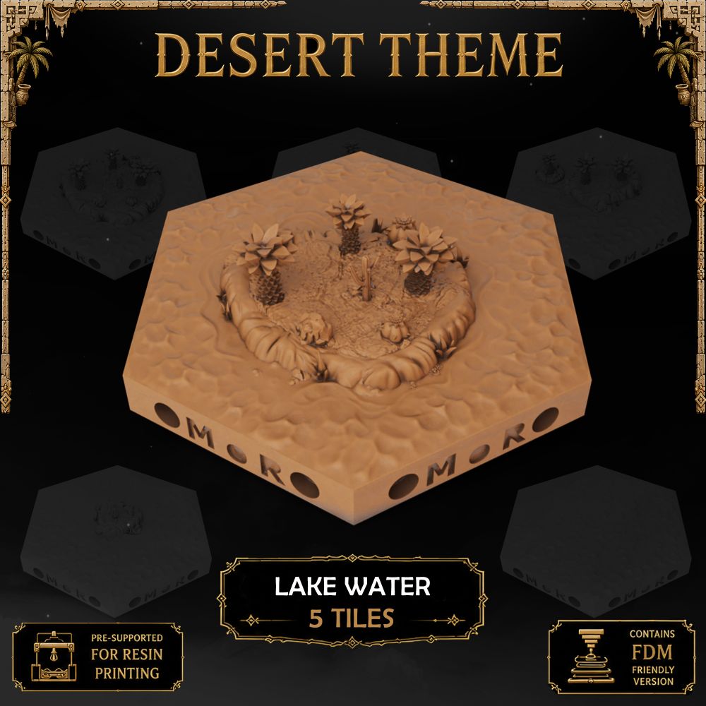 Desert WaterLake Water Tiles