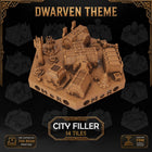 Dwarven City Filler Tiles printable STL tile preview 1