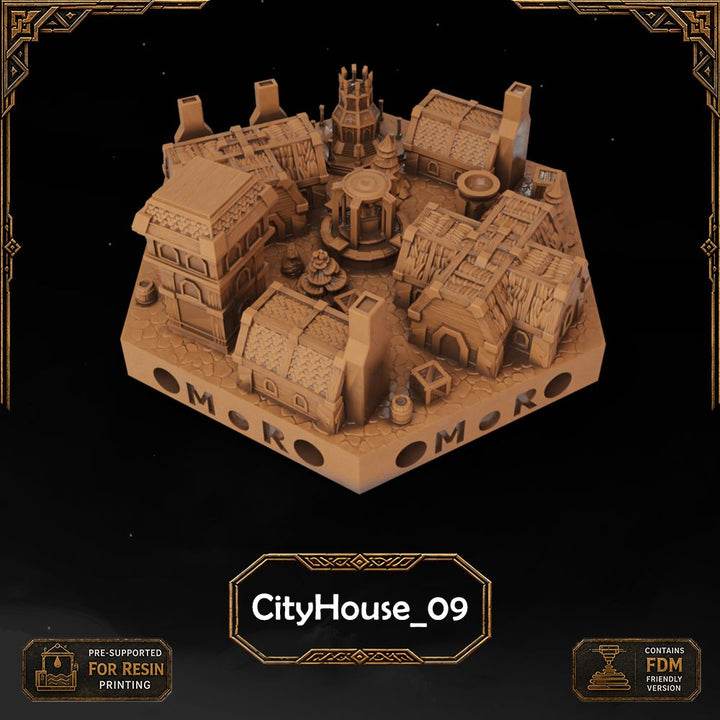 Dwarven City Filler Tiles printable STL tile preview 6 — included tile image 6