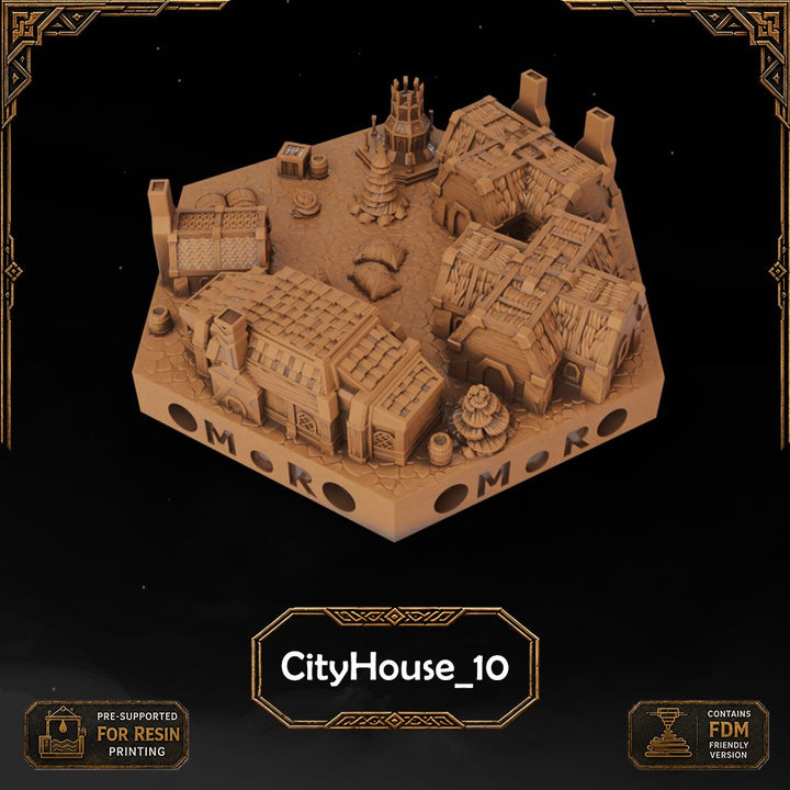 Dwarven City Filler Tiles printable STL tile preview 7 — included tile image 7