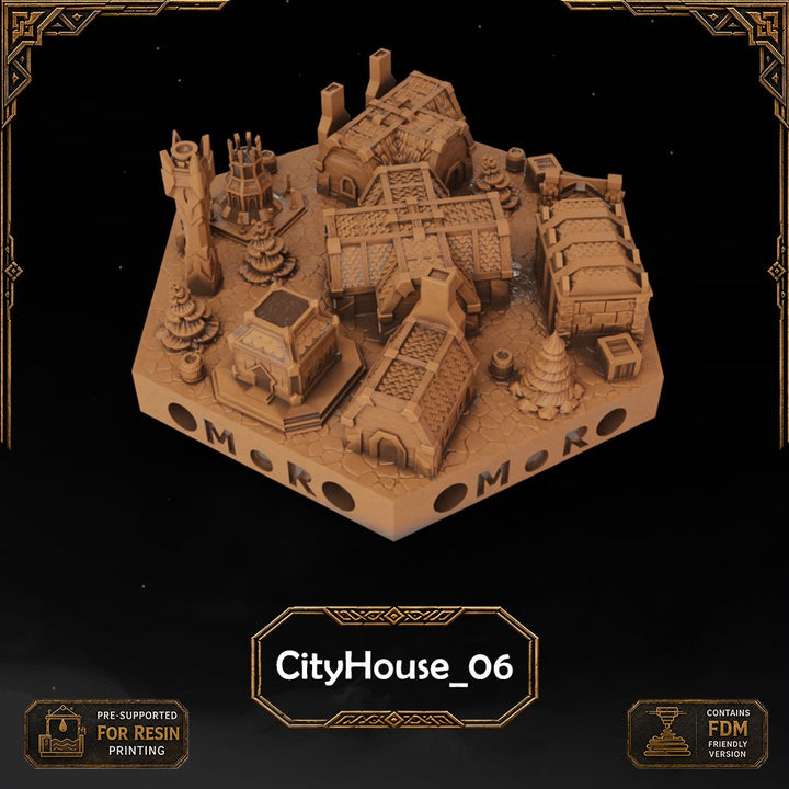 Dwarven City Filler Tiles printable STL tile preview 9 — included tile image 9