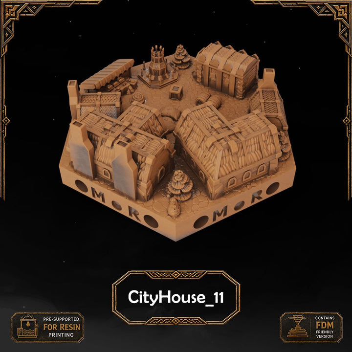 Dwarven City Filler Tiles printable STL tile preview 10 — included tile image 10