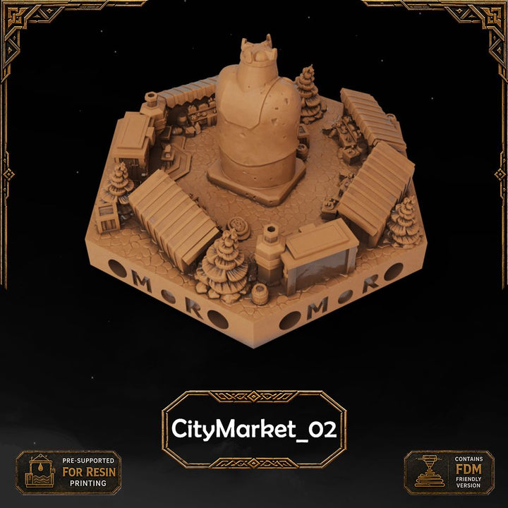 Dwarven City Filler Tiles printable STL tile preview 11 — included tile image 11