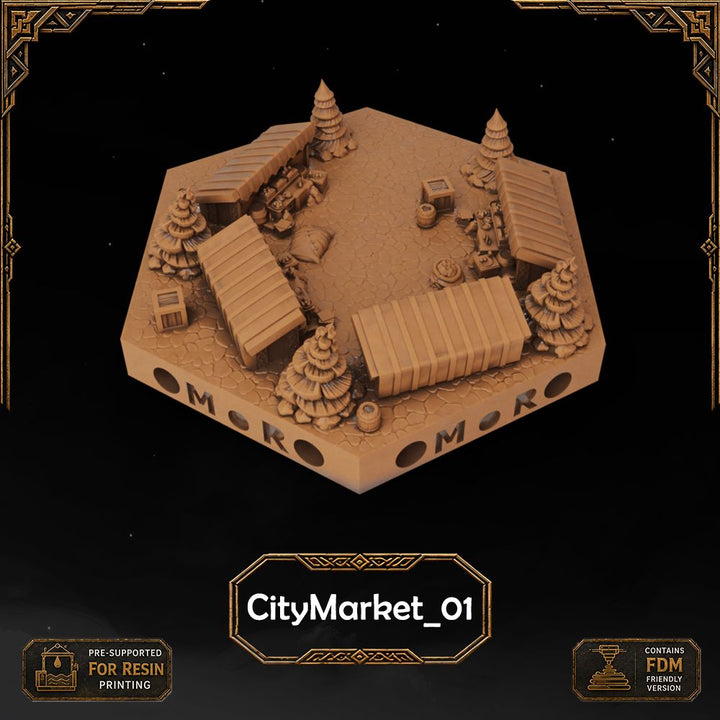 Dwarven City Filler Tiles printable STL tile preview 13 — included tile image 13