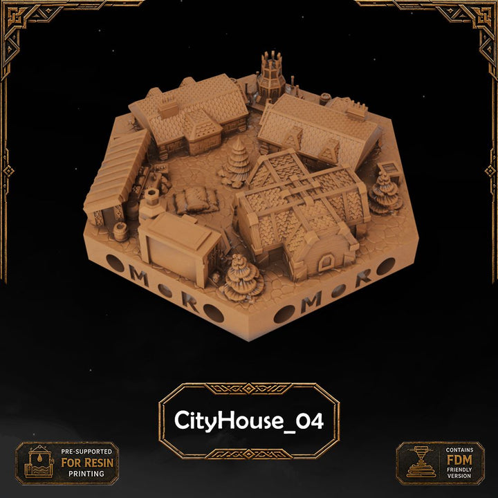 Dwarven City Filler Tiles printable STL tile preview 14 — included tile image 14