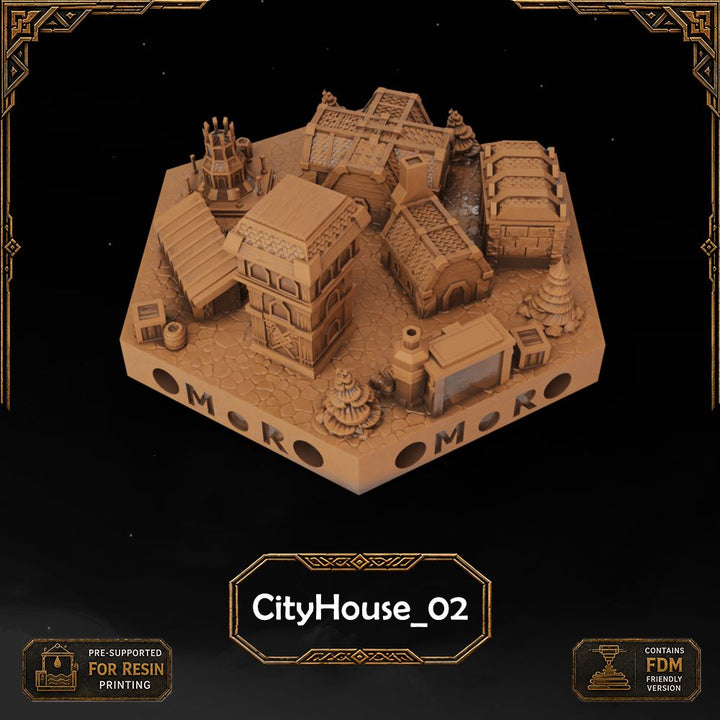 Dwarven City Filler Tiles printable STL tile preview 15 — included tile image 15