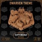 Dwarven City Road Tiles printable STL tile preview 1