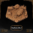 Dwarven City Road Tiles printable STL tile preview 7