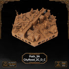 Dwarven City Wall Tiles printable STL tile preview 6