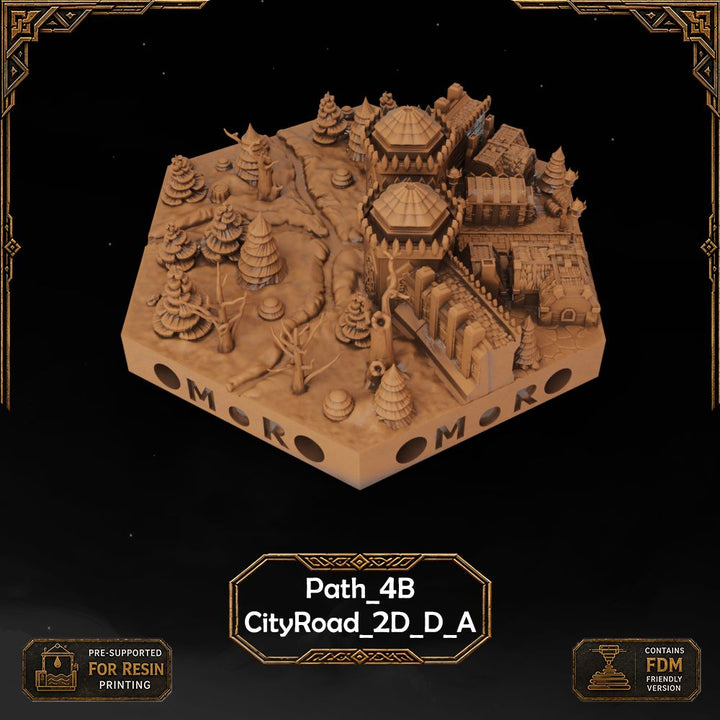 Dwarven City Wall Tiles printable STL tile preview 8 — included tile image 8