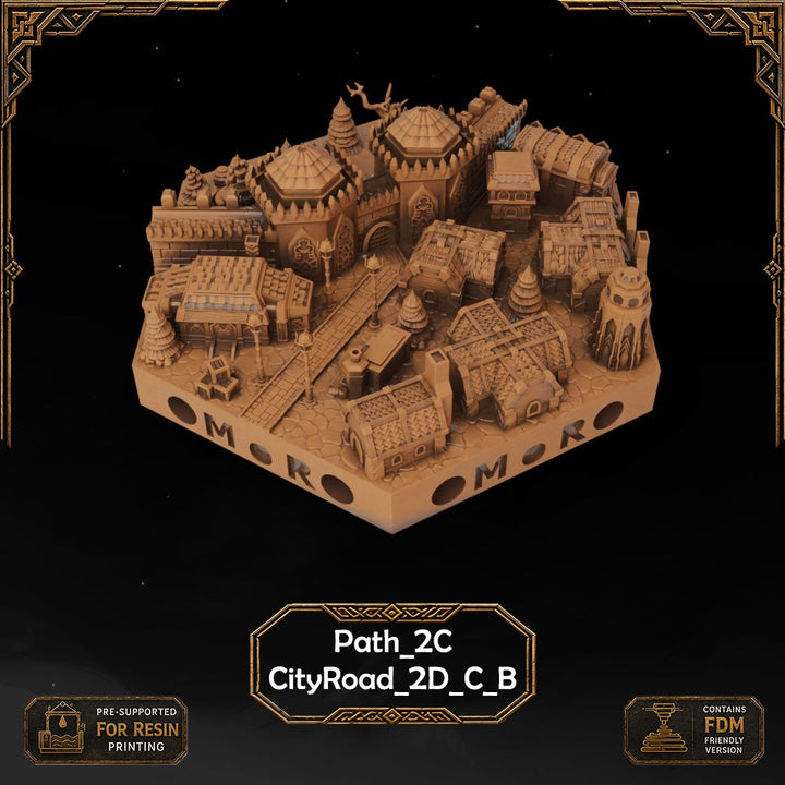 Dwarven City Wall Tiles printable STL tile preview 17 — included tile image 17