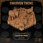 Dwarven Country Path Tiles printable STL tile preview 1