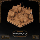 Dwarven Country Path Tiles printable STL tile preview 4
