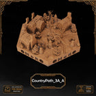 Dwarven Country Path Tiles printable STL tile preview 5