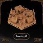 Dwarven Country Tiles printable STL tile preview 5