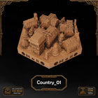 Dwarven Country Tiles printable STL tile preview 6
