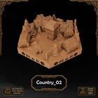 Dwarven Country Tiles printable STL tile preview 8