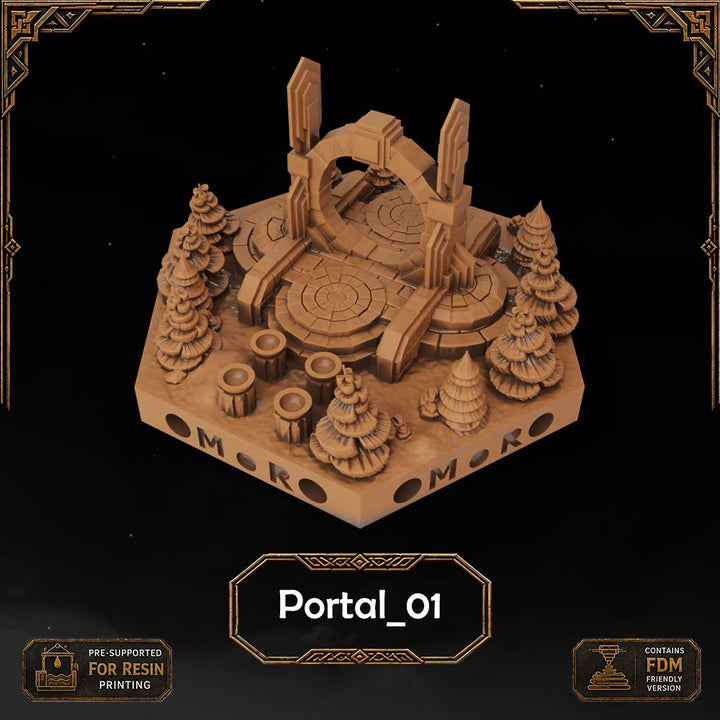 Dwarven Special Tiles printable STL tile preview 4 — included tile image 4