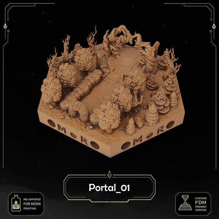 Elven Castle & Special Tiles printable STL tile preview 3 — included tile image 3
