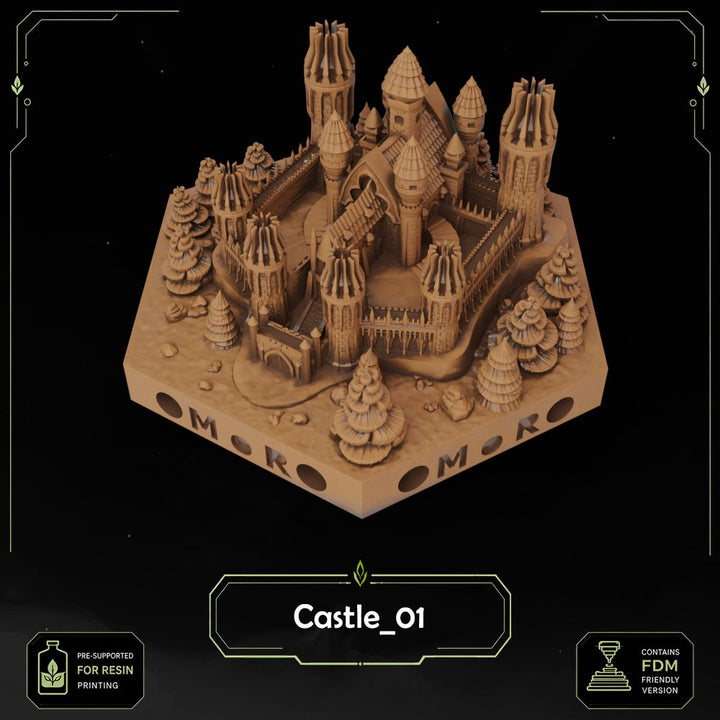 Elven Castle & Special Tiles printable STL tile preview 4 — included tile image 4