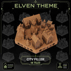 Elven City Filler Tiles printable STL tile preview 1