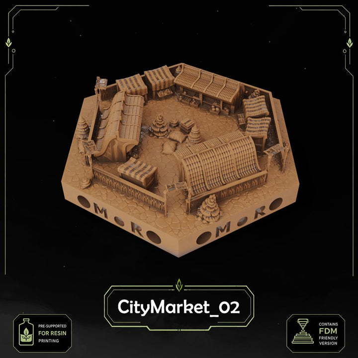 Elven City Filler Tiles printable STL tile preview 9 — included tile image 9