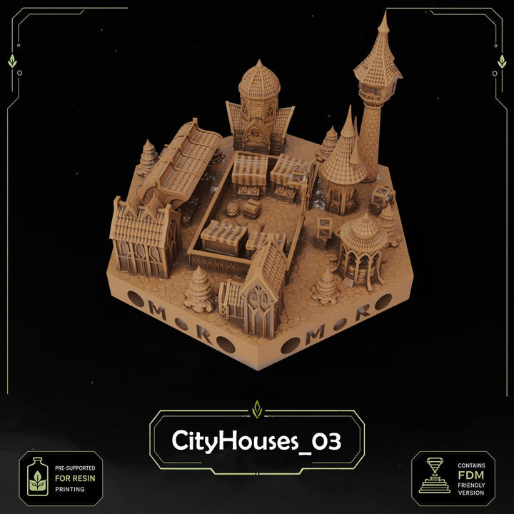 Elven City Filler Tiles printable STL tile preview 13 — included tile image 13