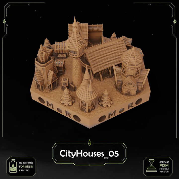 Elven City Filler Tiles printable STL tile preview 15 — included tile image 15