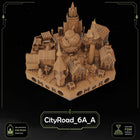 Elven City Road Tiles printable STL tile preview 4