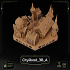 Elven City Road Tiles printable STL tile preview 8