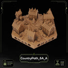 Elven Country Path Tiles printable STL tile preview 3