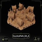 Elven Country Path Tiles printable STL tile preview 7