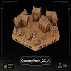 Elven Country Path Tiles printable STL tile preview 8